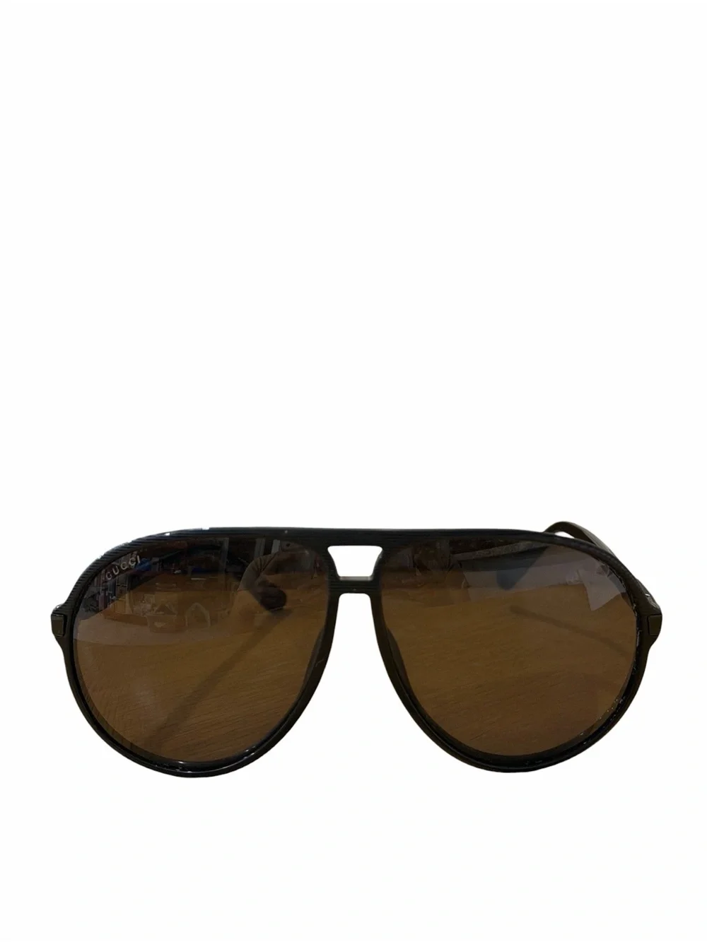 Gucci GG1646/S Black Aviator Sunglasses Made in Italy